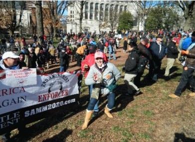 Presidential Candidate Tittle Enforces the
Second Amendment