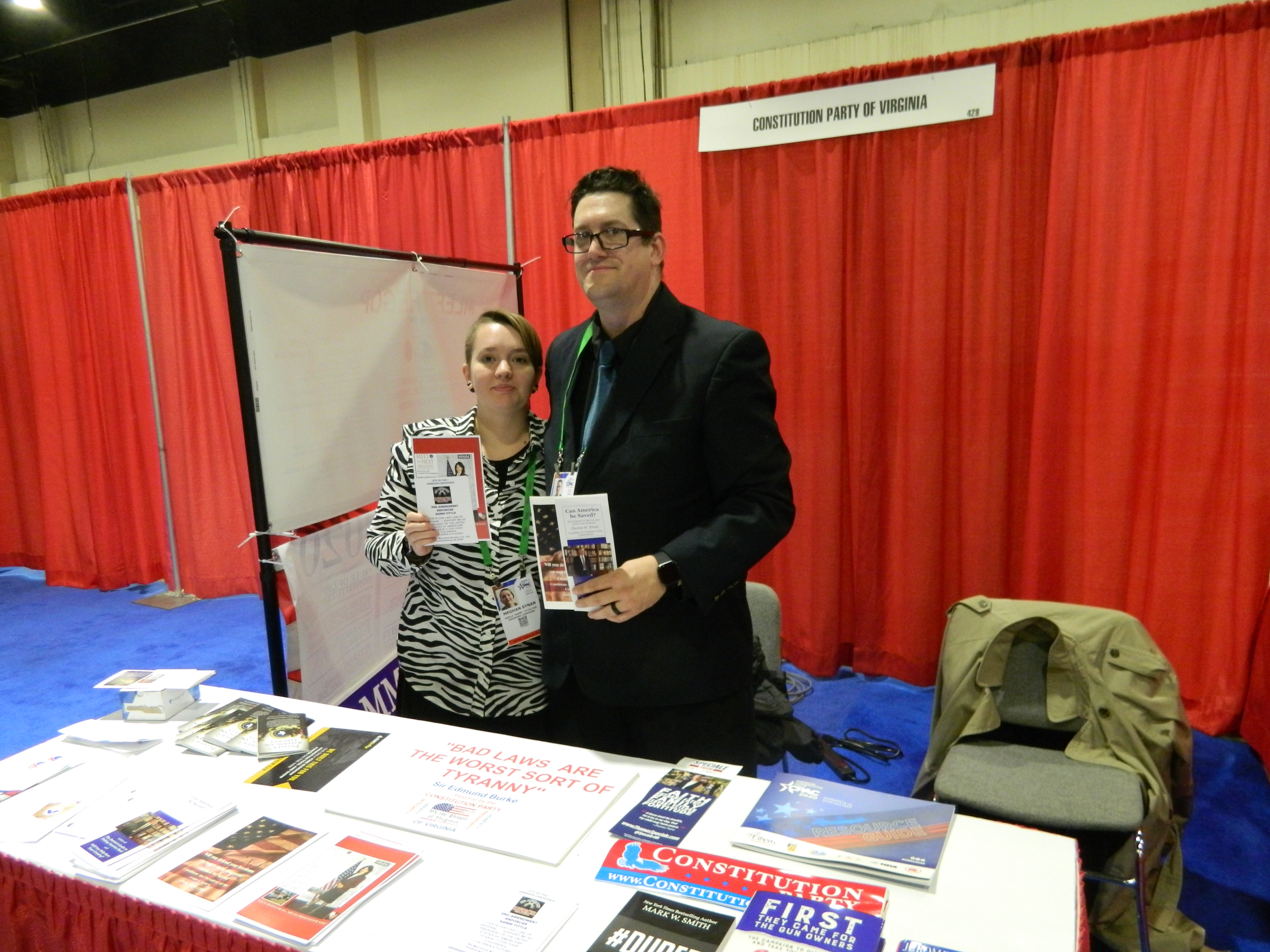 Meghan
Synan and Ryan McCarthy Display Samm Tittle
Campaign Information